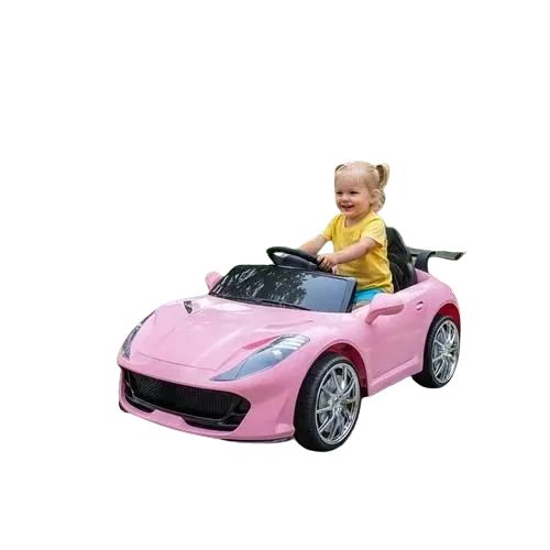 CARRO ELÉTRICO ROSA CLARO PARA MENINAS