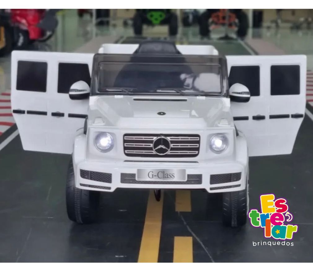 CARRINHO ELETRICO INFANTIL - 12V BRANCO