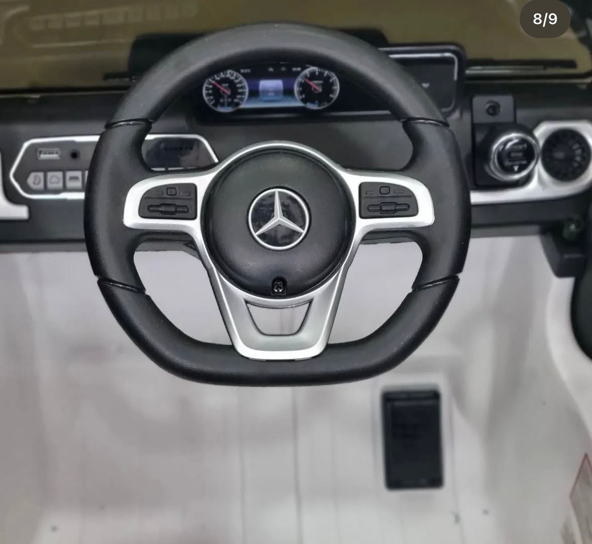 CARRINHO ELETRICO INFANTIL - 12V BRANCO