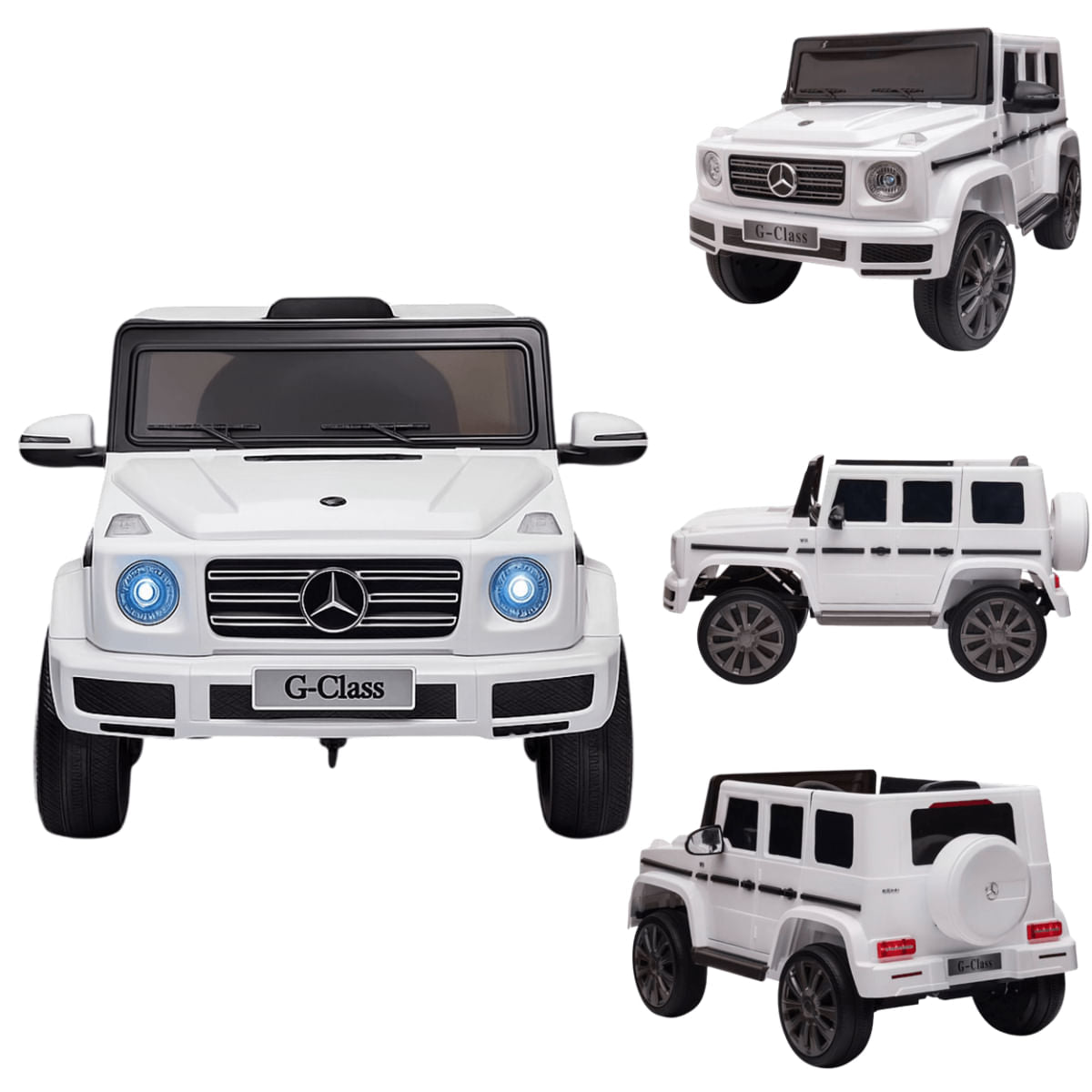 CARRINHO ELETRICO INFANTIL - 12V BRANCO