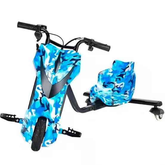 MOTO INFANTIL DRIFT - ESTILO ROLIMAN 36V - AZUL