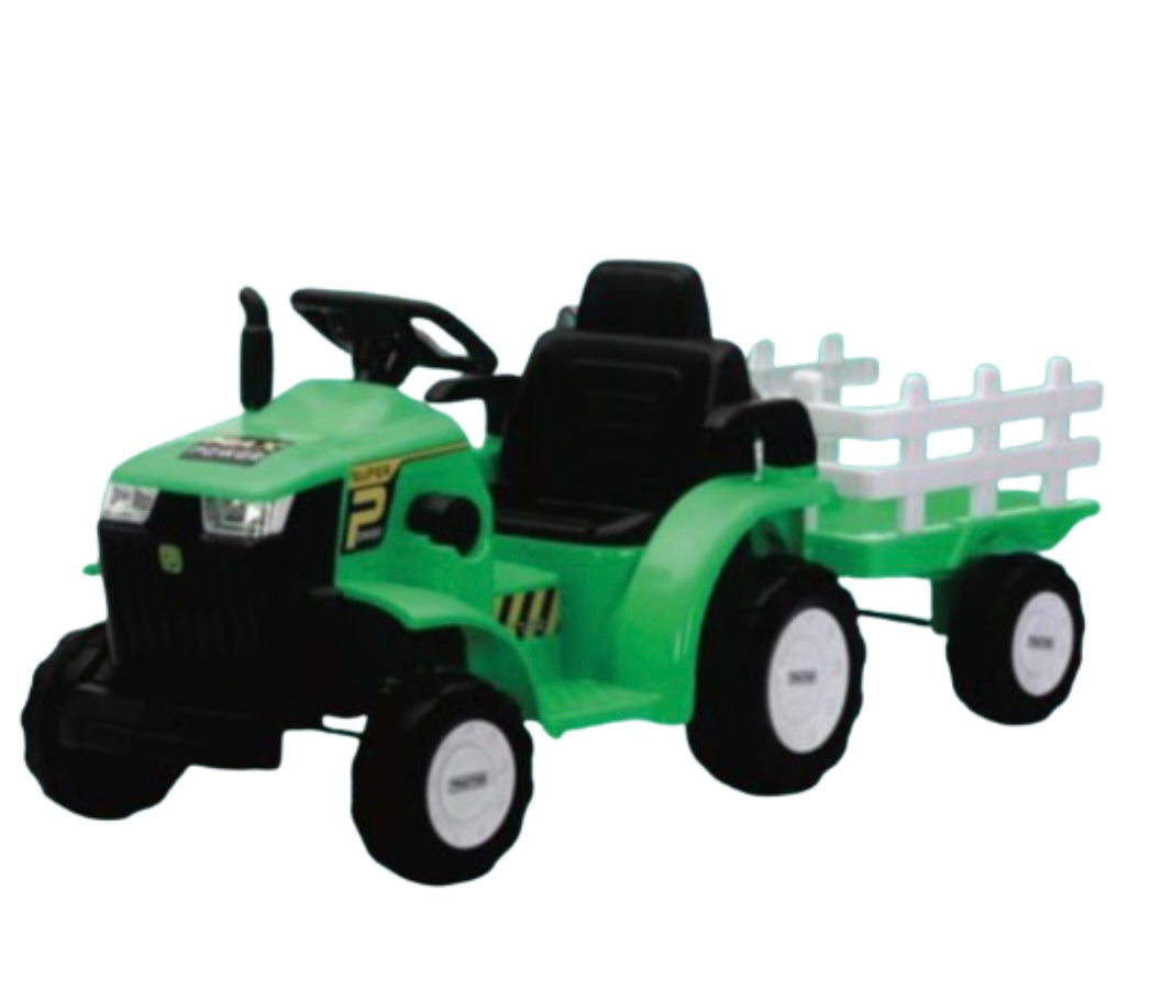 TRATOR ELÉTRICO COM CONTROLE REMOTO - VERDE