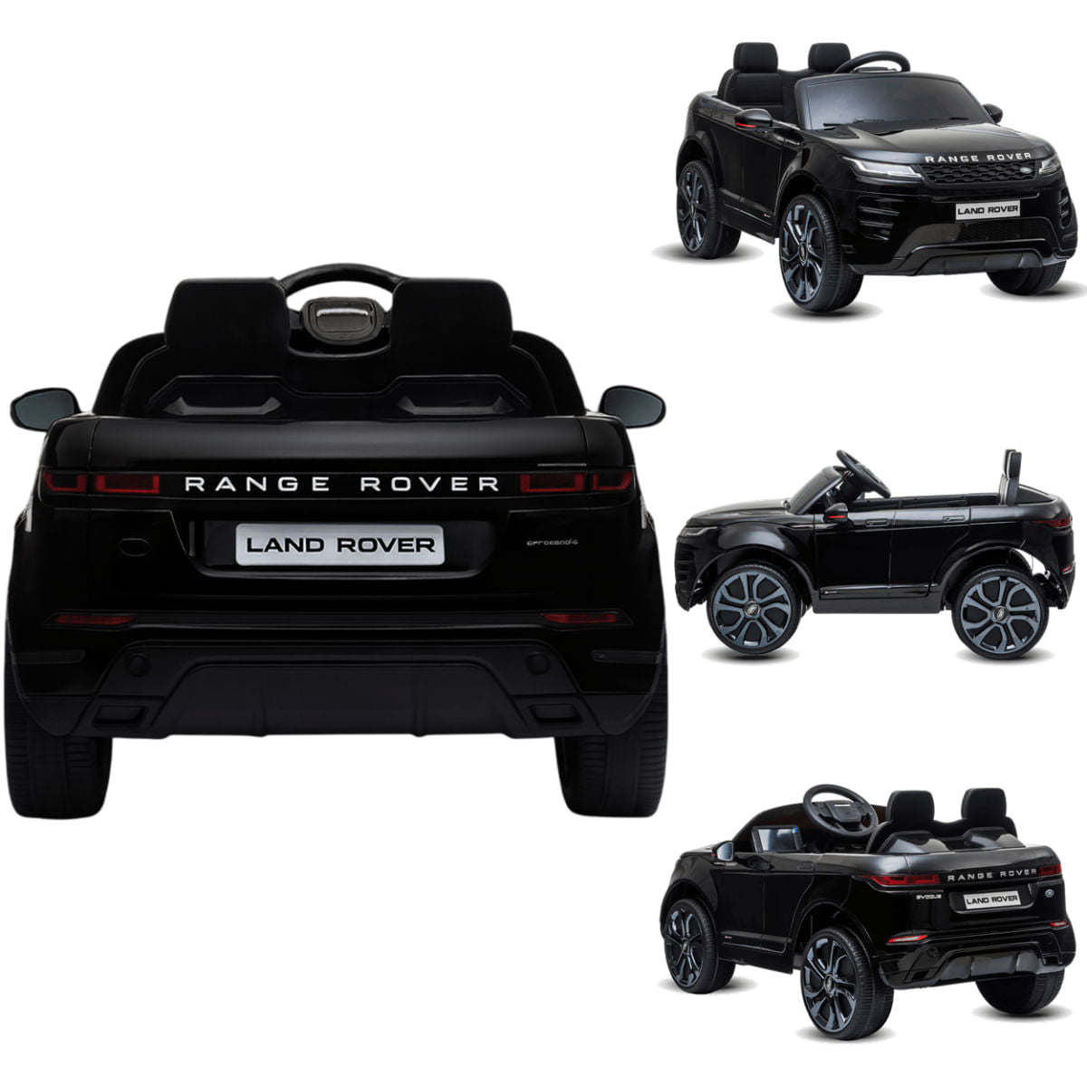 CARRO - RANGE ROVER EVOQUE 12V PRETA