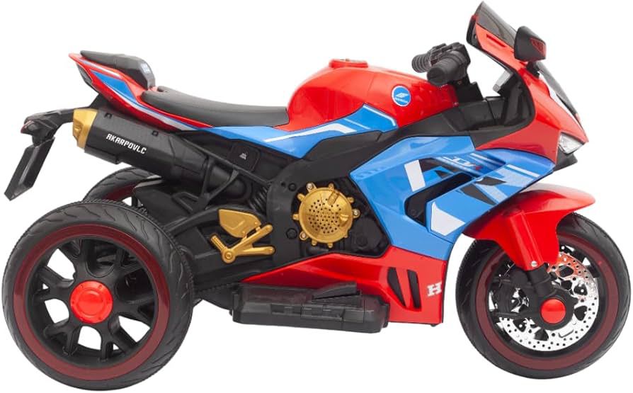 MOTO ELÉTRICA INFANTIL - EDGE TITAN 12V VERMELHA