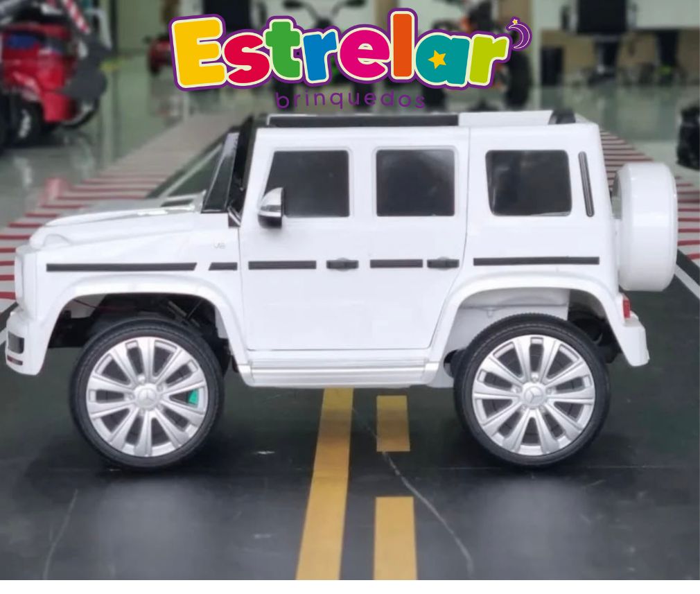 CARRINHO ELETRICO INFANTIL - 12V BRANCO