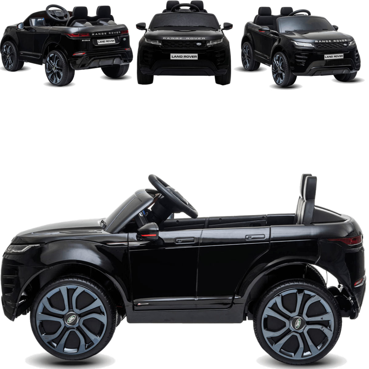 CARRO - RANGE ROVER EVOQUE 12V PRETA