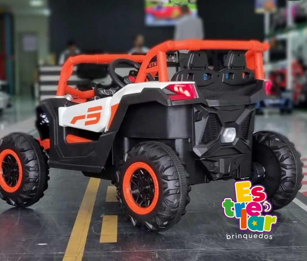 UTV ELÉTRICO PARA CRIANÇAS - 12V - LARANJA