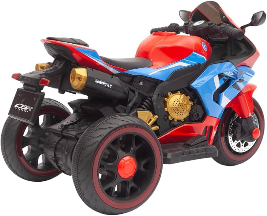 MOTO ELÉTRICA INFANTIL - EDGE TITAN 12V VERMELHA