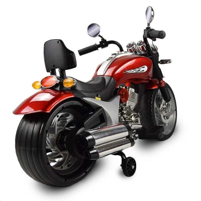 MOTO ELÉTRICA INFANTIL - HARLEY DAVISON 12V VERMELHO