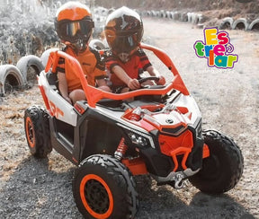 JIPE/UTV ELÉTRICO INFANTIL - MAVERICK 24 V PREMIUM (LARANJA)