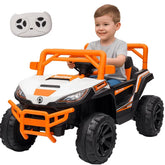 UTV/JEEP - ELÉTRICO INFANTIL COM CONTROLE REMOTO - 12V LARANJA