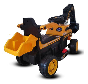 TRATOR - EXCAVOR INFANTIL 6V AMARELO