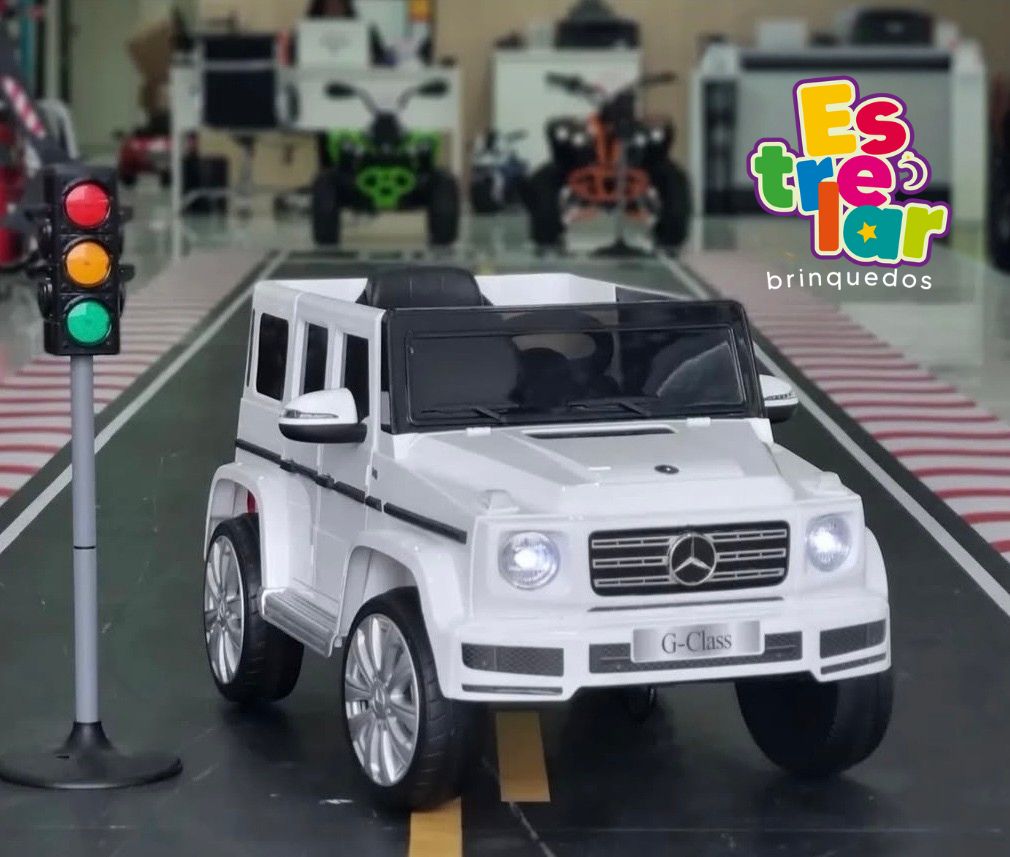 CARRINHO ELETRICO INFANTIL - 12V BRANCO