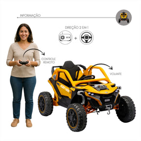 UTV INFANTIL - VOXTRAIL 12V LARANJA