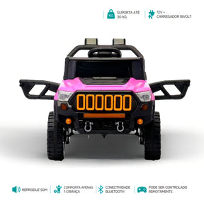 JIPE INFANTIL ELETRICO - 12V ROSA