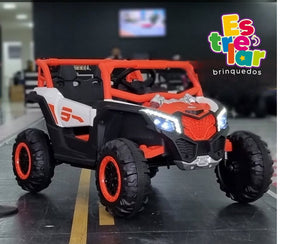 UTV ELÉTRICO PARA CRIANÇAS - 12V - LARANJA
