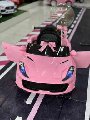 CARRO ELÉTRICO ROSA CLARO PARA MENINAS