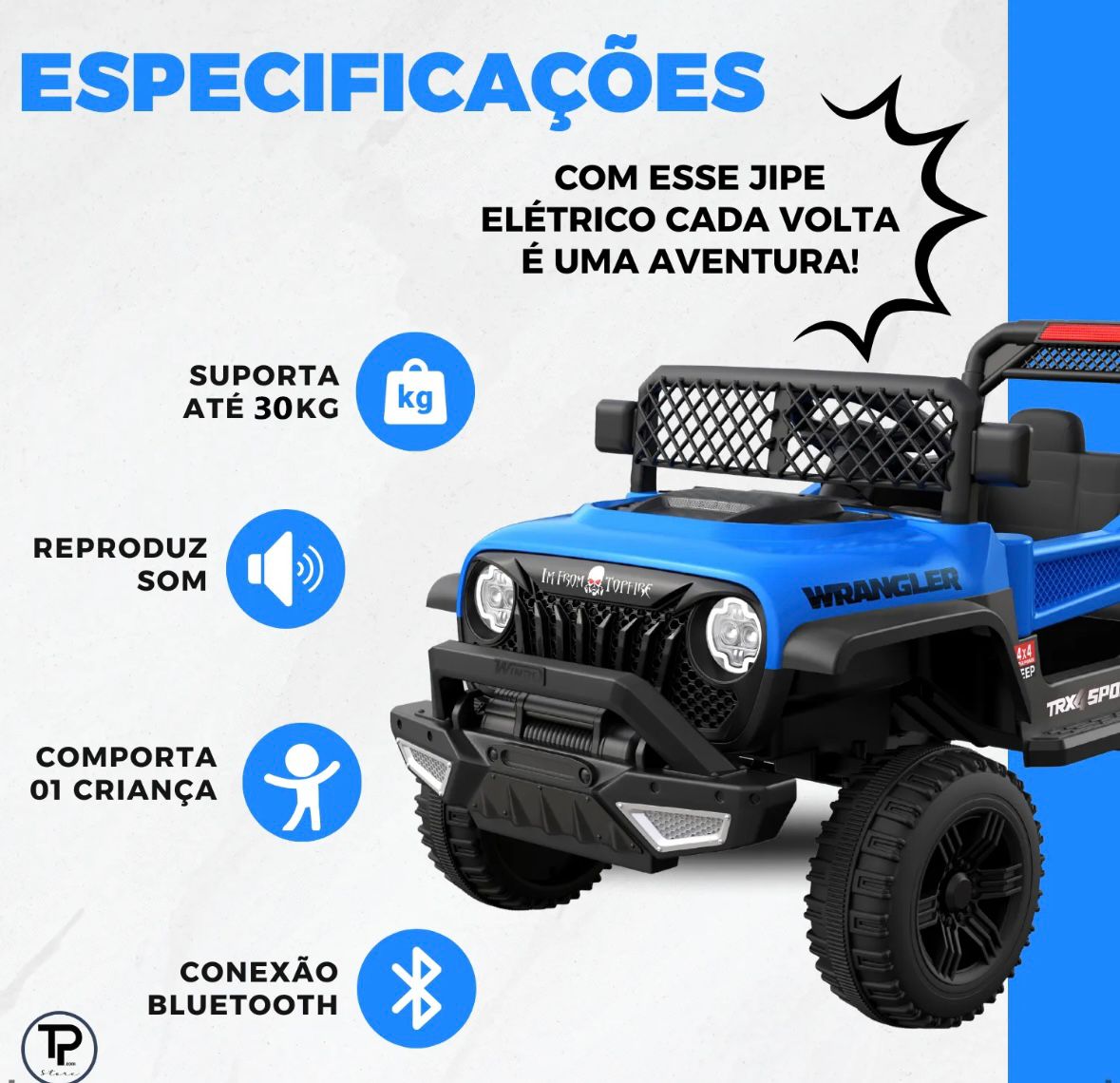 JIPE AVENTURA ELÉTRICO INFANTIL