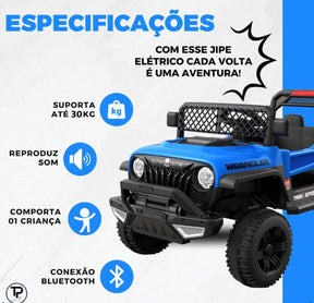 JIPE AVENTURA ELÉTRICO INFANTIL
