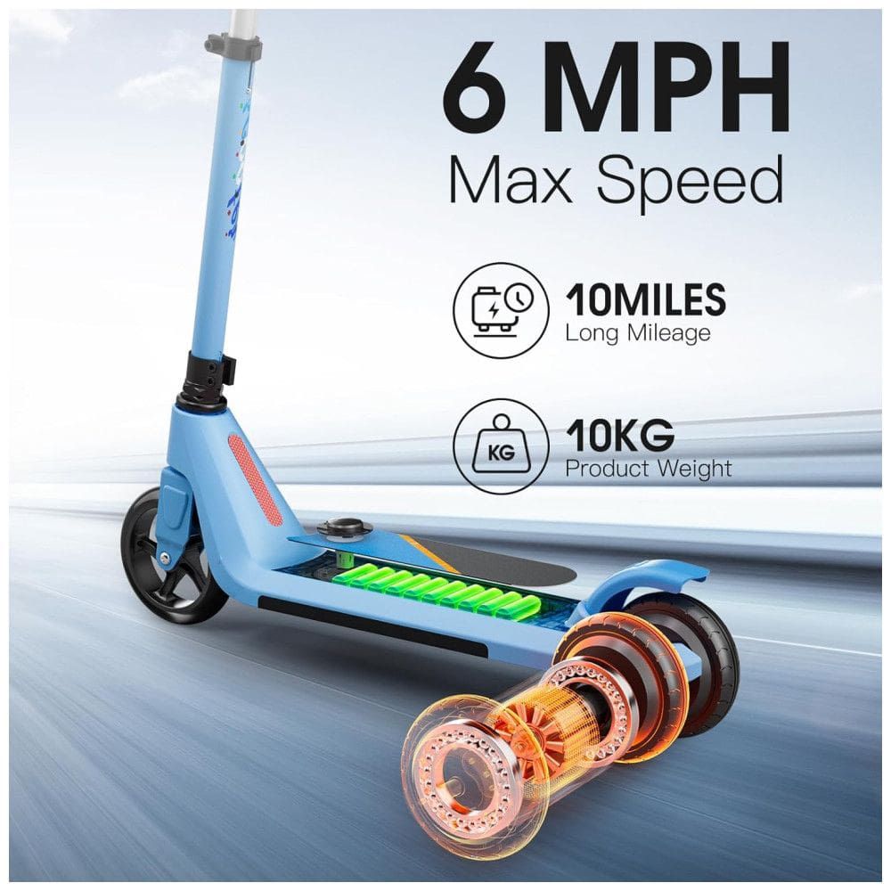 PATINETE ELÉTRICO PARA MENINOS - 24V AZUL