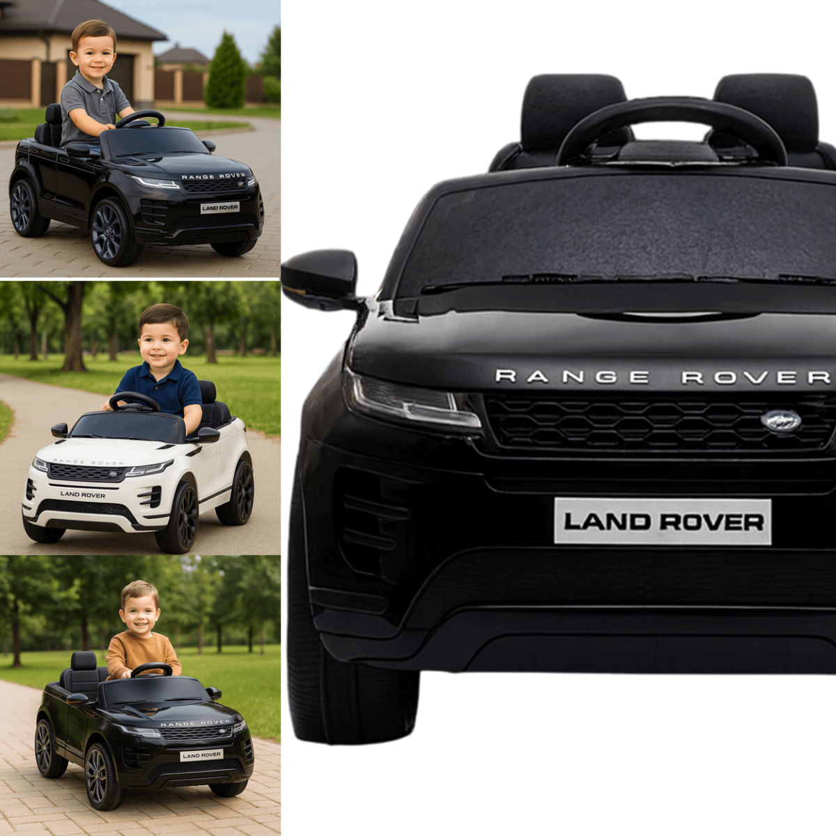 CARRO - RANGE ROVER EVOQUE 12V PRETA