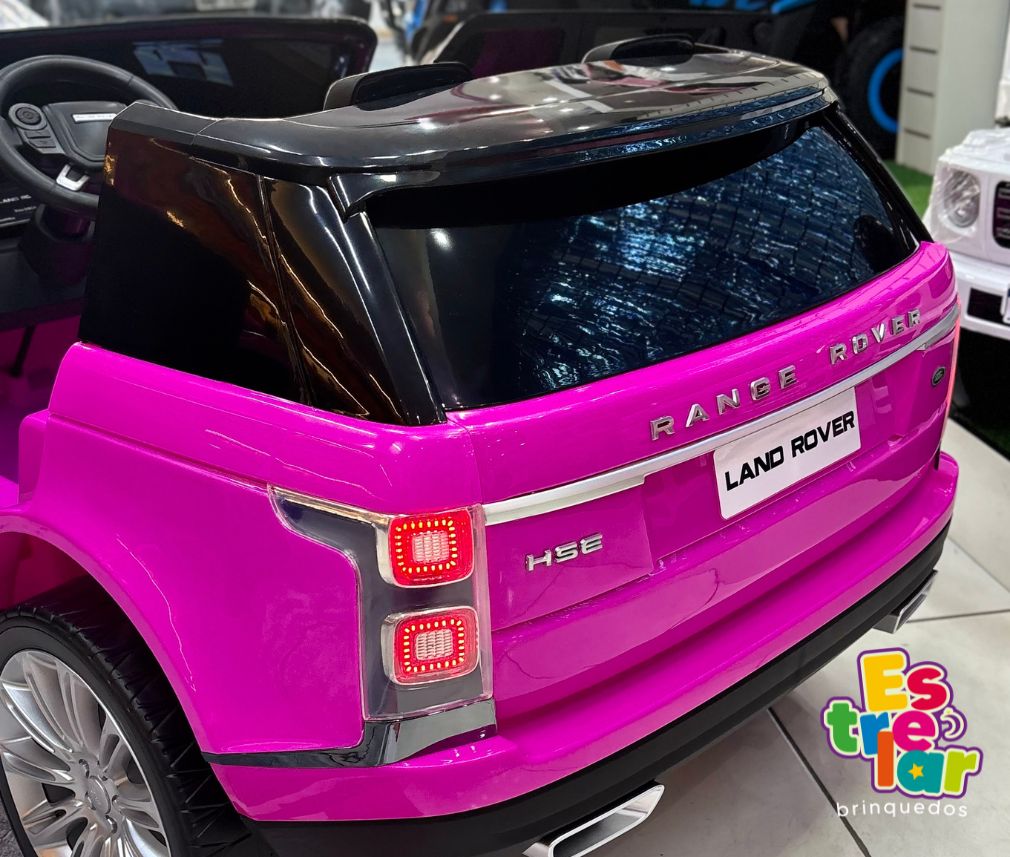 CARRO ESPORTIVO INFANTIL - LAND ROVER 12 V - ROSA