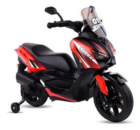 MOTO SCOOTER ELÉTRICA PARA CRIANÇAS 12V VERMELHO