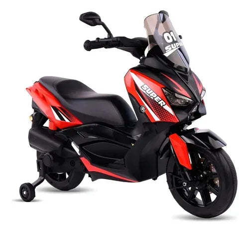 MOTO SCOOTER ELÉTRICA PARA CRIANÇAS 12V VERMELHO