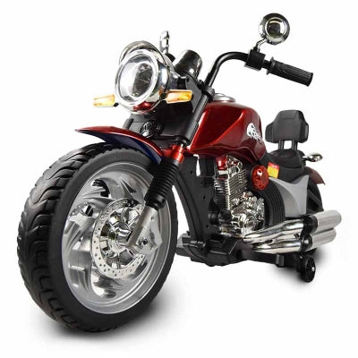 MOTO ELÉTRICA INFANTIL - HARLEY DAVISON 12V VERMELHO