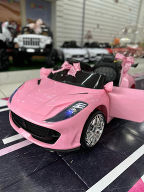 CARRO ELÉTRICO ROSA CLARO PARA MENINAS