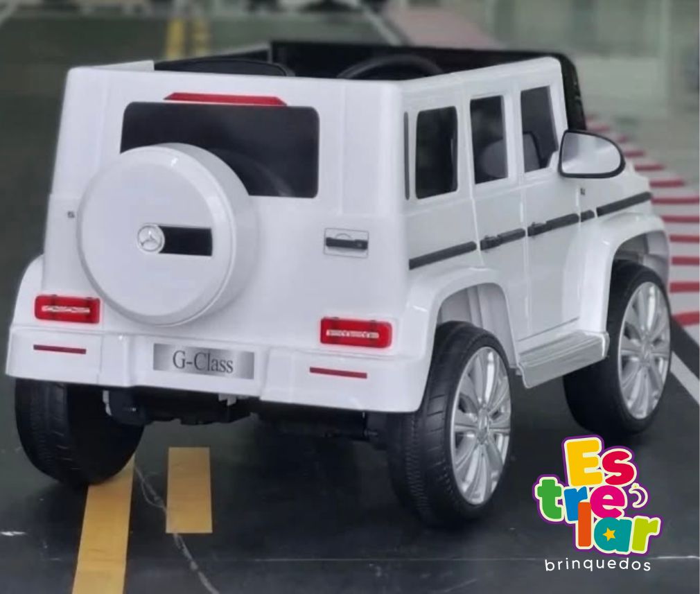 CARRINHO ELETRICO INFANTIL - 12V BRANCO