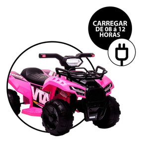 MINI QUADRICICLO ELETRICO - 6V ROSA