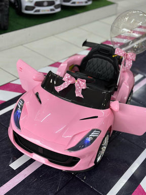 CARRO ELÉTRICO ROSA CLARO PARA MENINAS