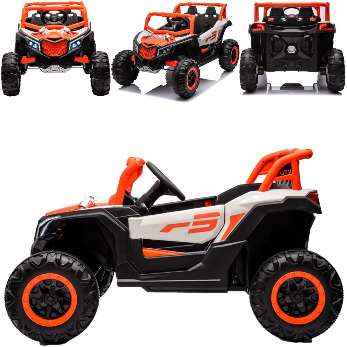 UTV ELÉTRICO PARA CRIANÇAS - 12V - LARANJA