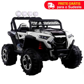 JEEP INFANTIL COM CONTROLE REMOTO 12 V - BRANCO