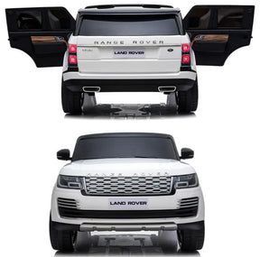 CARRINHO ELÉTRICO INFANTIL - LAND ROVER 12 V (BRANCA)