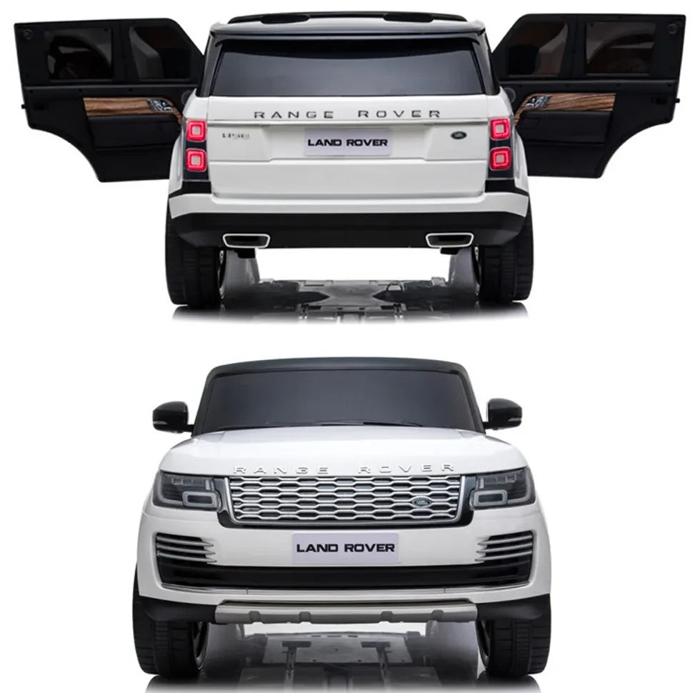 CARRINHO ELÉTRICO INFANTIL - LAND ROVER 12 V (BRANCA)